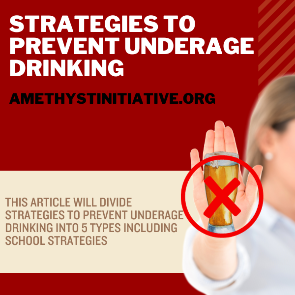 Strategies to prevent underage drinking